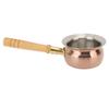 Stainless Steel Butter Warmer Small Saucepan Multifunction Butter Melting Pot Sauce Pan with Wooden