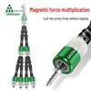Green Forest High-Strength Double Cross Magnetic Drill & Screwdriver Anti-Slip Bit Set