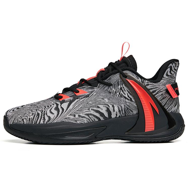 

Anta Swoosh 2.0 Slip Resistant Abrasion Resistant Low top Performance Basketball Shoes Men s White Black 112231606-5 45