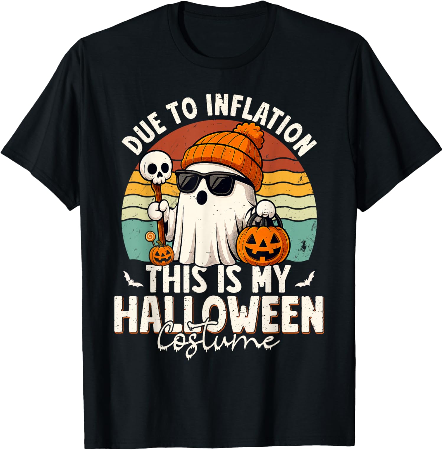Due to Inflation This Is My Funny Halloween Costume Unisex T-Shirt Unisex T-Shirt XXL