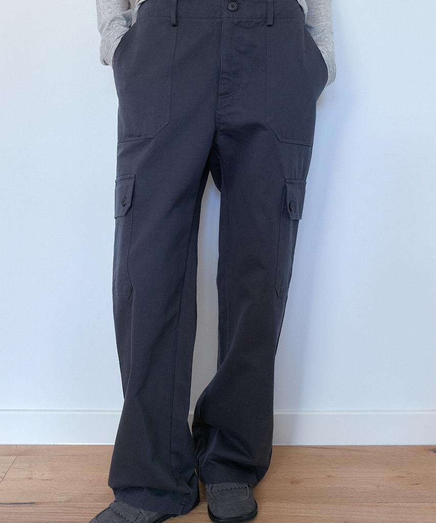 OURO Washed Cargo Pants [ Charcoal ]