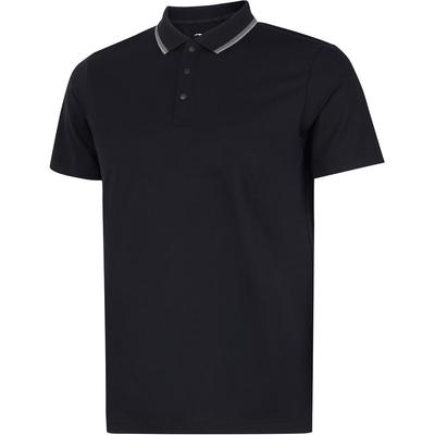 Li Ning Group Purchase Series Solid Color Breathable Versatile Casual Short Sleeve Polo Shirt Men Polo Shirts Legendary-Blue APLU191-9