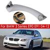 1x Left Rear Inner Door Panel Handle Pull Trim Cover For BMW E90 328i 325i Gray