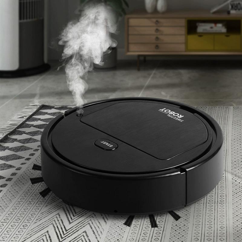 Mezinárodní chytrý zametací robot: Automatický vysavač, mop a čistič s USB nabíjením.