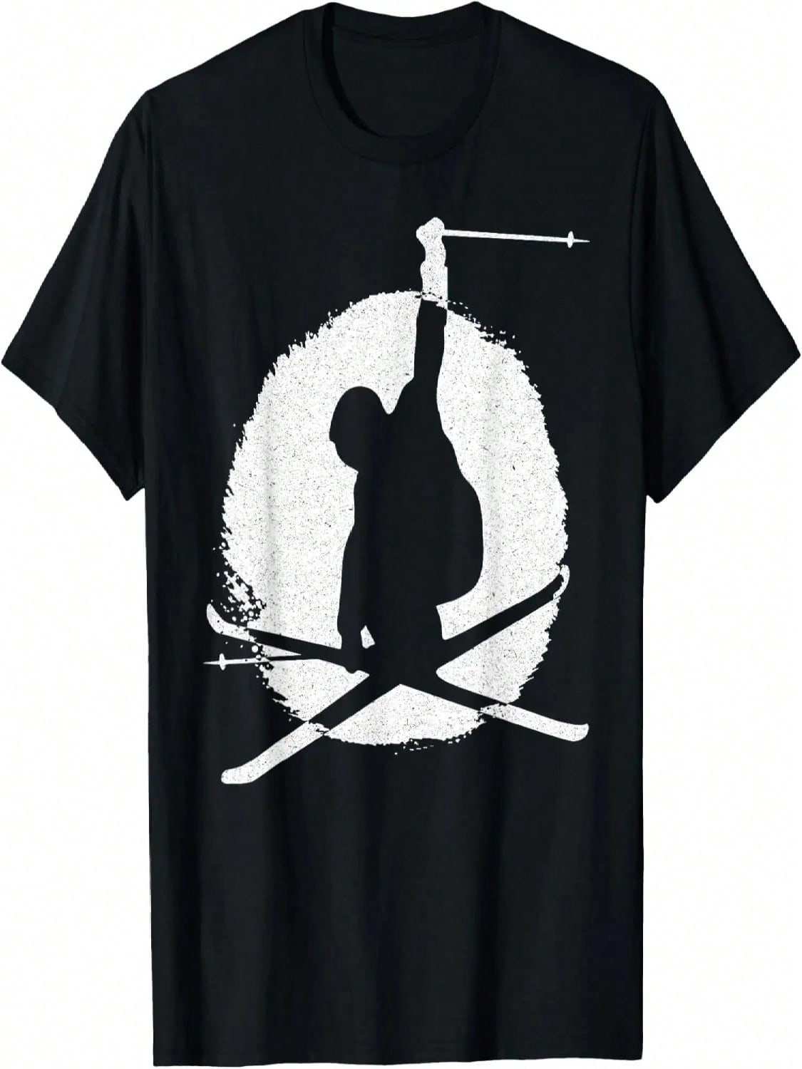 Retro Skiing - Vintage Skier, Skiing Lover, Cold Winter Ski T-Shirt S