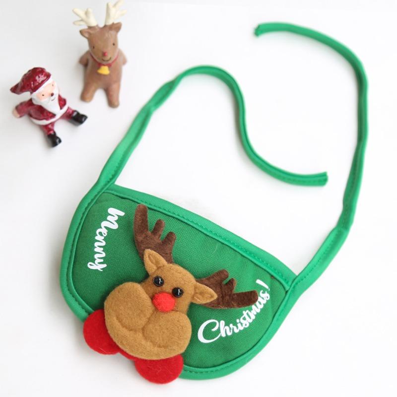 Dogs Cats Pet Dogs HatsNapkins Bibs Autumn and Winter ClothesCats Christmas