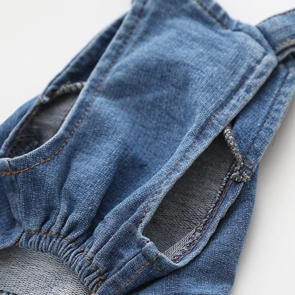 Haustier Mittelgroßer Hund Kleiner Hund Hundekleidung Europäisch und Amerikanisch Elastisch Vierbeinig Overalls Jeans