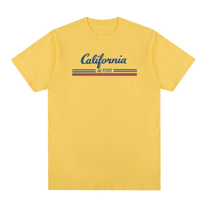 California at 1920 Vintage tshirt Aesthetic Letter Print Streetwear Y2K 90s Cotton Unisex T shirt New TEE TSHIRT Womens tops