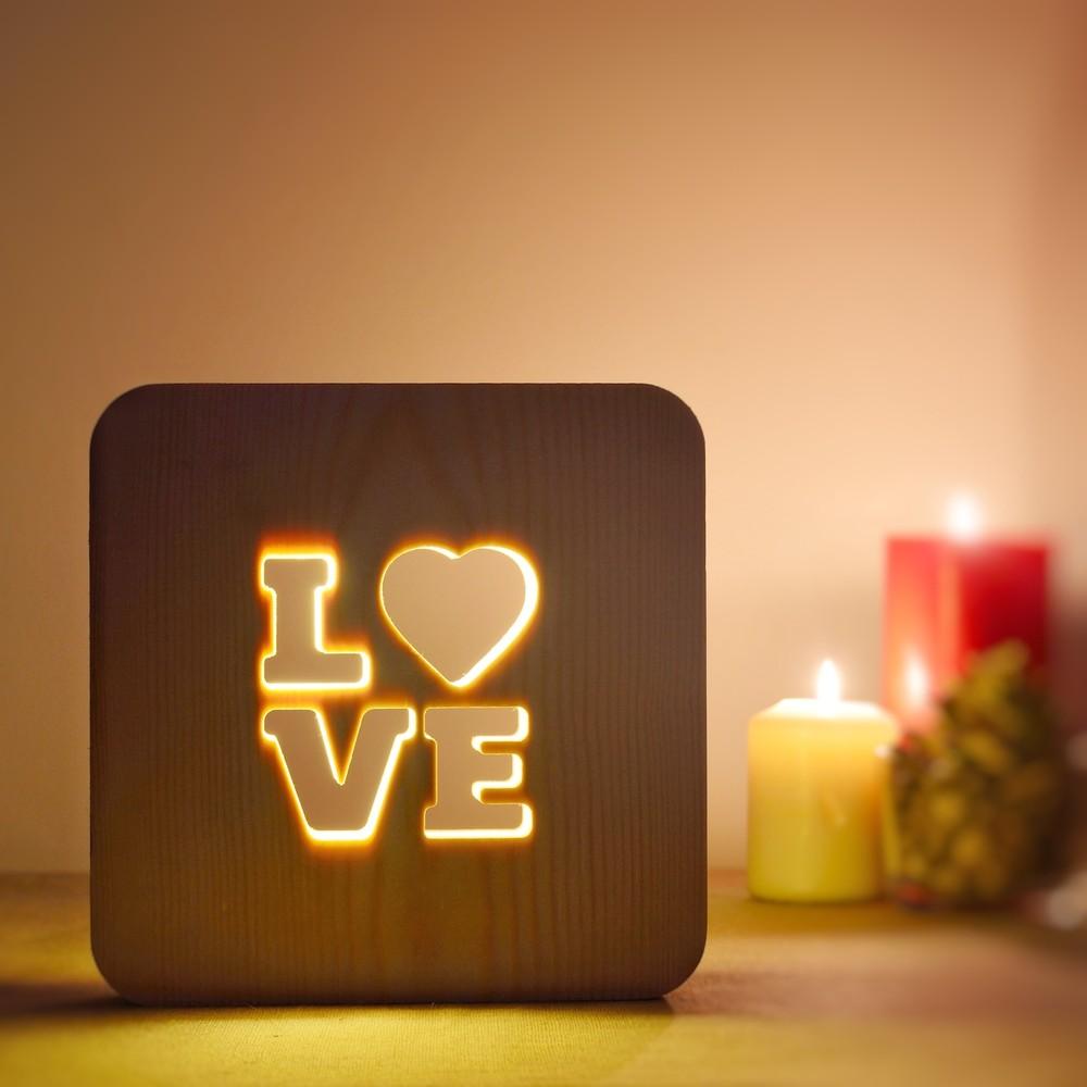 

Starmood 3D 3D Wood Love Ask Led Столешница Ночь