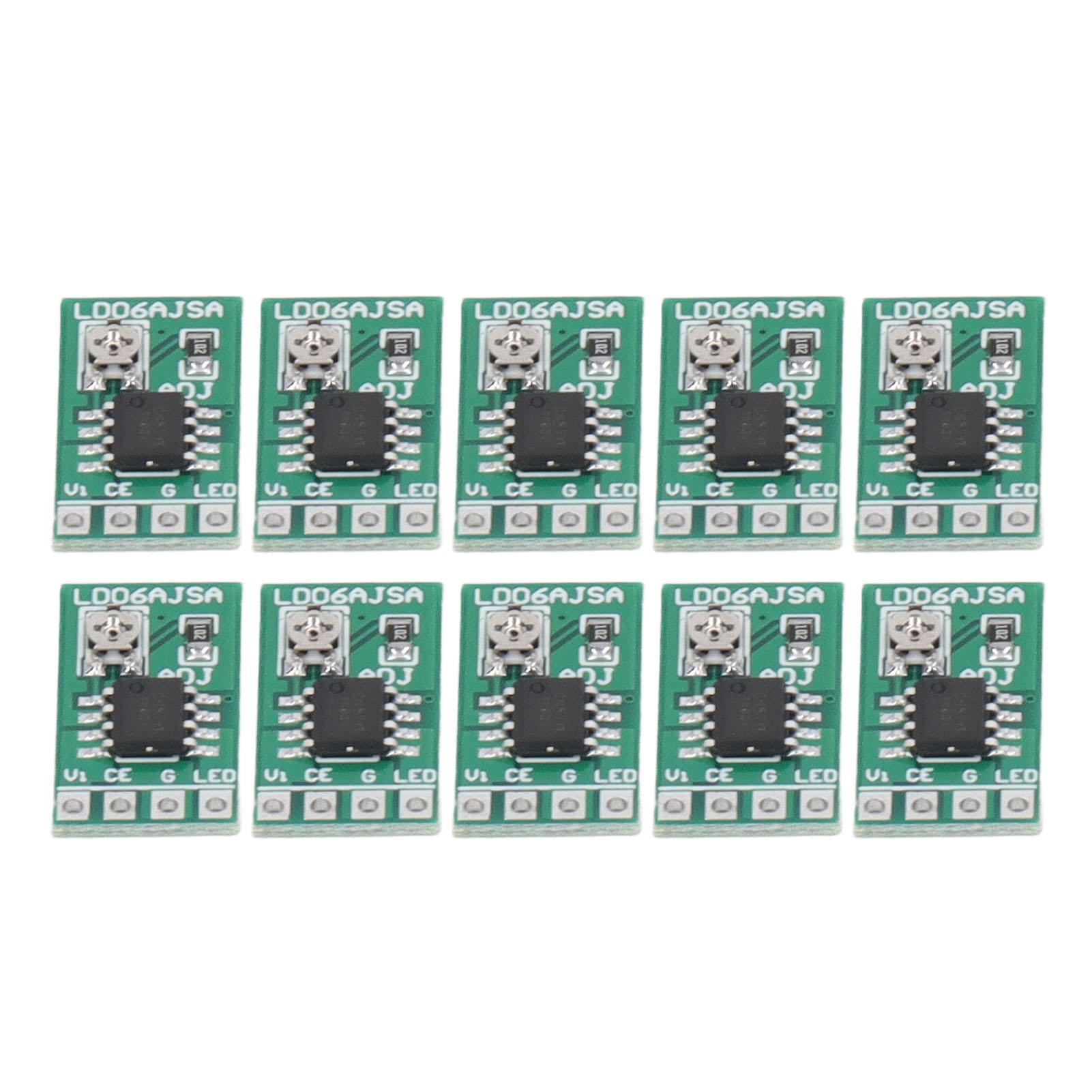 

10PCS Constant Current Adjustable Module 30‑1500MA 3V 3.3V 3.7V 4.5V 5V 6V Current LED Driver DC 2.8‑6V