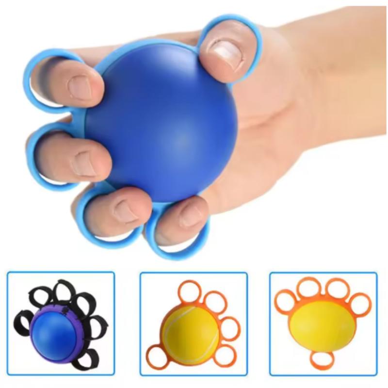 Grip Finger Strength Ball Recovery Hand Therapy Exercise Equipment For Elderly Wrist Finger Muscle Strengthener Splitter Ring