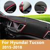 Car Dashboard Avoid Light Pad trument Platform Cover Mats Carpets LHD For Hyundai Tucson 2015-2017 2018   Accessories