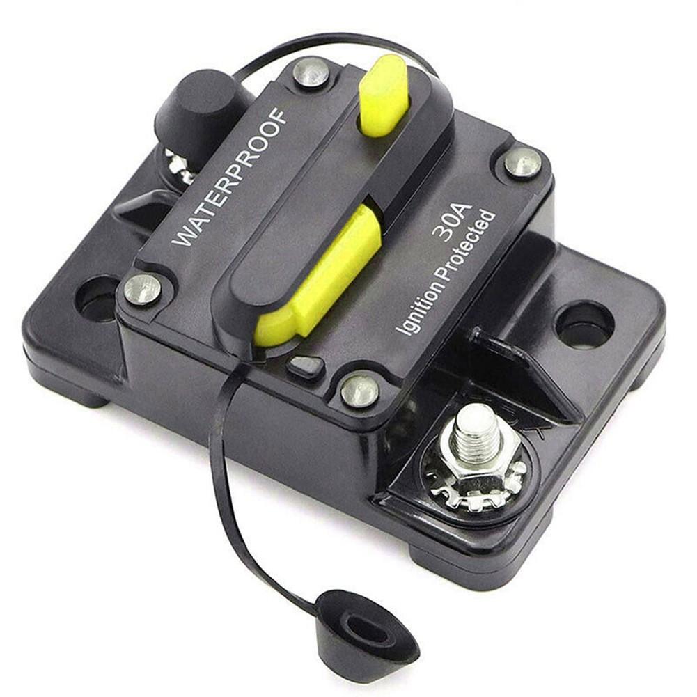 Car Circuit Breaker Fuse Reset 30-300 Amp 12V-48V DC Car Boat Auto Waterproof
