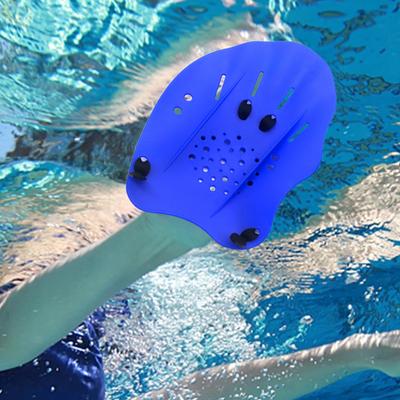 1 Pair Swimming Training Hand Paddles with Adjustable Straps Swim Hand Paddles Swimming Paddle Fin Flipper for Men Women Kids