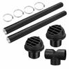 42/60/75mm Diesel Heater Vent Hose Clips Set Y-shaped Diesel Heater Pipe  For Car Truck VAN Camper