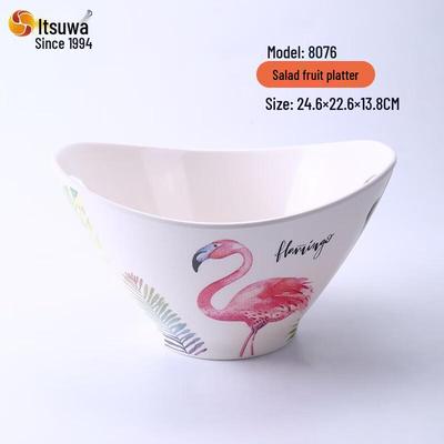Wuhe Multi-functional Imitation Porcelain Fruit & Salad Plate