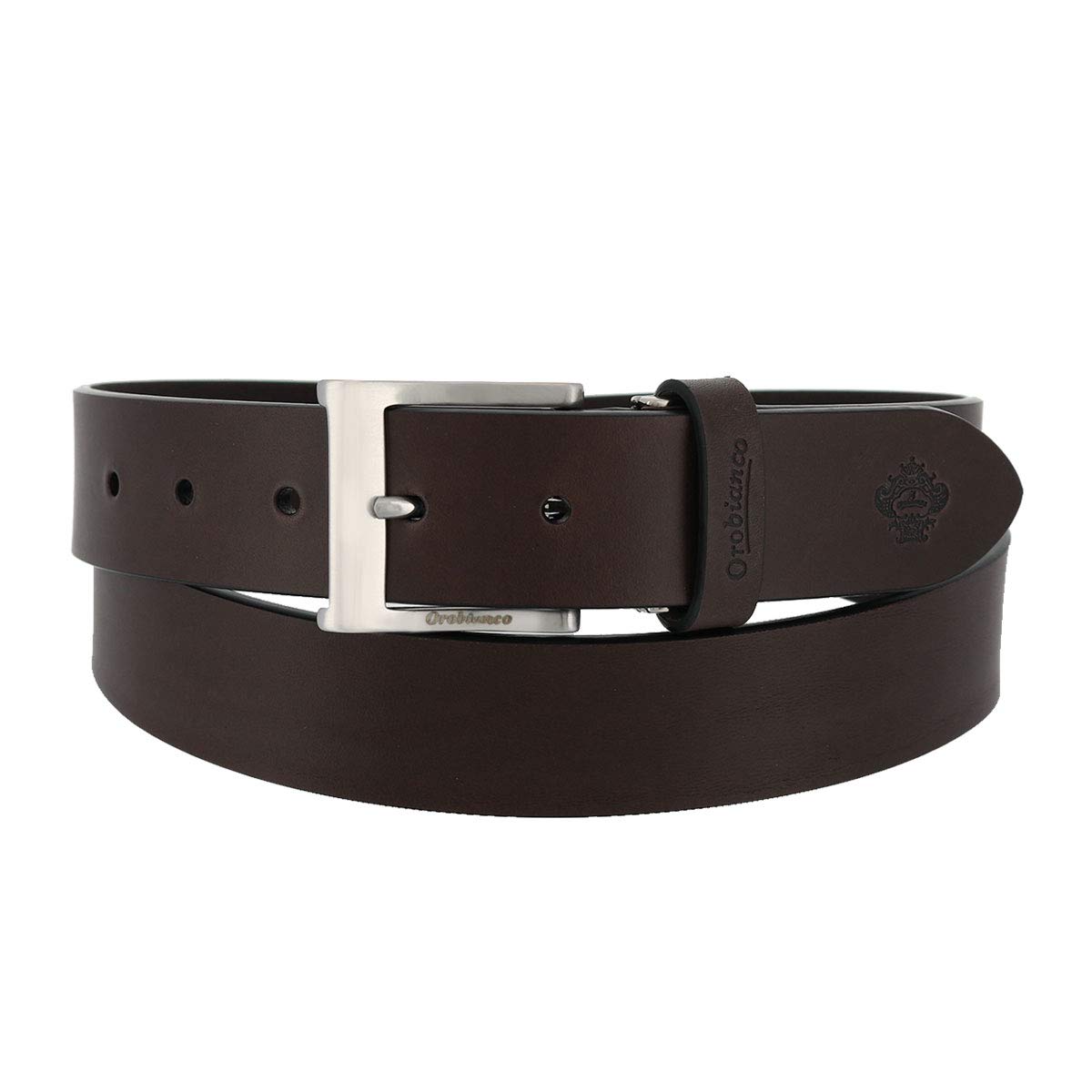 [Orobianco] Men s Belt ORB-031008 Dark Brown