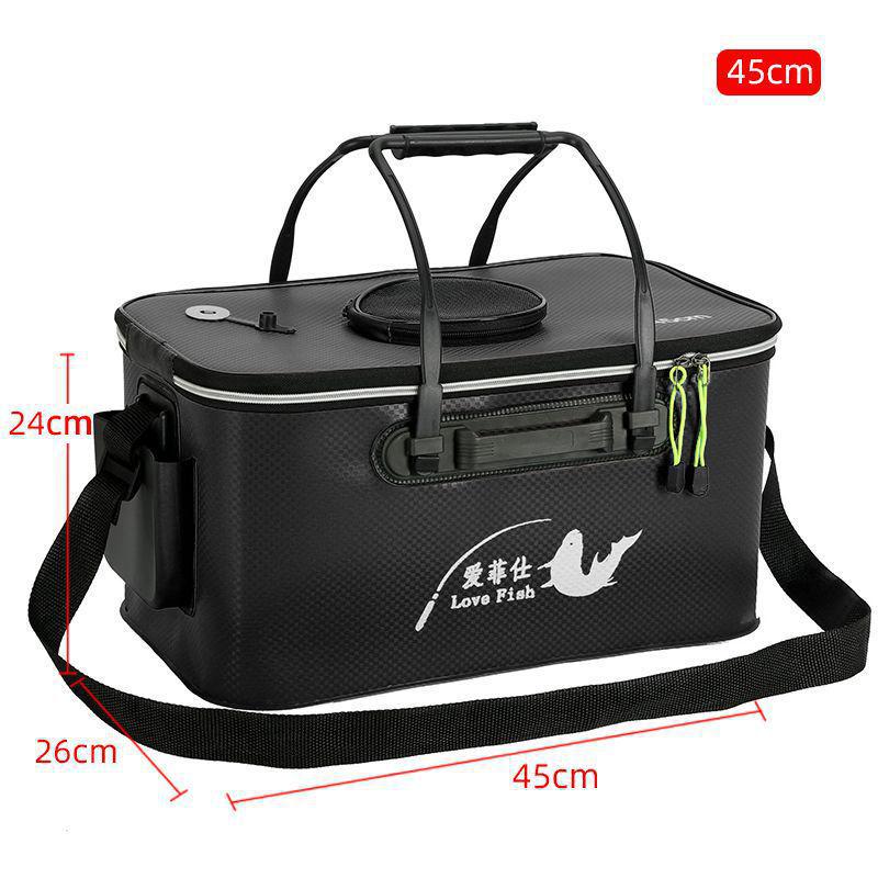 Găleată Pliabilă Multifuncțională din EVA pentru Păstrarea Peștelui - Geantă Grosă pentru Pește cu Livrare Gratuită