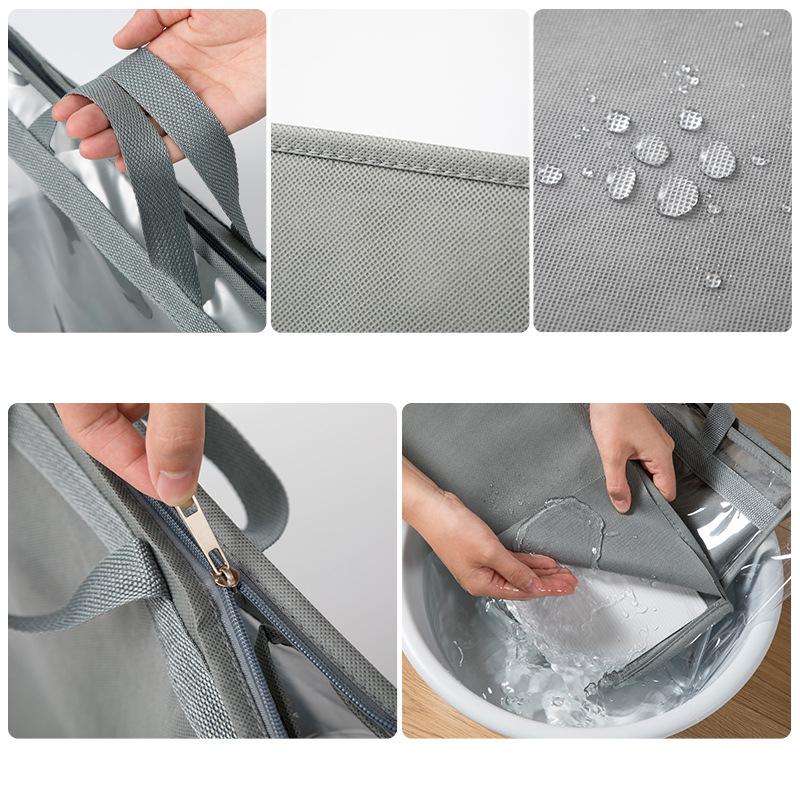 1/5pcs-Handbag Dust Bags Clear Purse Storage Organizer For Closet, Zipper Hanging Storage Bag For Handbags