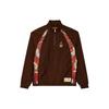 Jordan X Maison Chateau Rouge Printed Patchwork Half-Zip Stand Collar Jacket Men Jackets Light-Tan DO4162-226