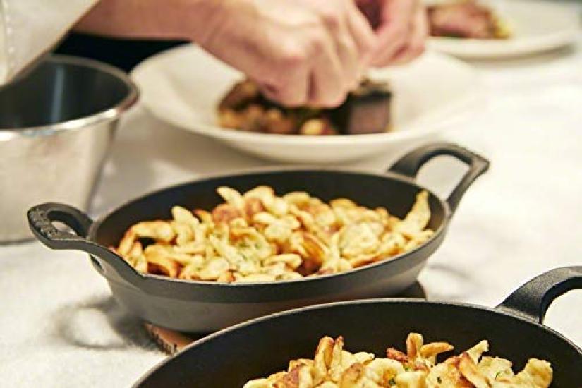 Staub Stohovatelná mísa Šedá smaltovaná železná gratinovací mísa Japonská mísa "Oválná 24 cm" [Autorizovaný produkt] 40509-562