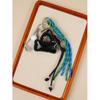 It is the original design of ins wind laser leather, high-end exquisite small bag pendant, keychain, schoolbag pendant.