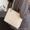 Women's Diamond Bag Women's 2025 New Trendy Fashion Large-capacity Chain One Shoulder Underarm Bag Tote Bag