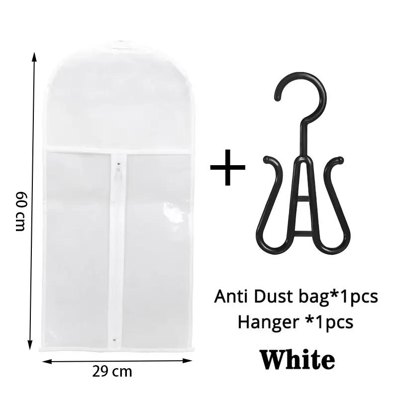 Plussign Wig Storage Bag With Hanger Holder Case Wigs Pouch Water Dust-Proof Organizer Protect For Professional Hair Extensions