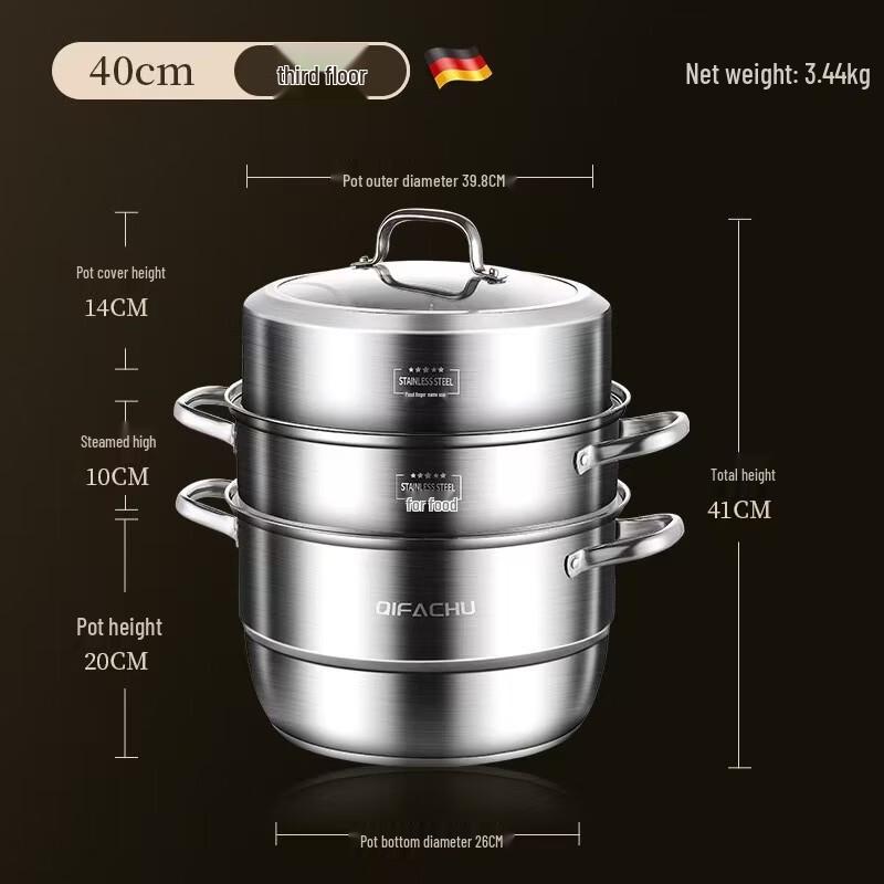 

ZISIZ Induction Steamer Pot