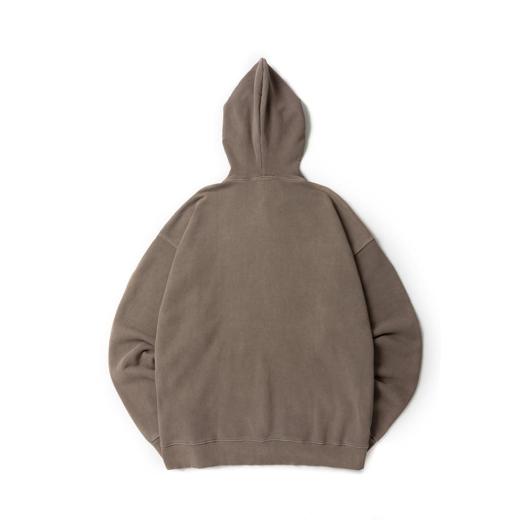 PIGMENT Slogan Buckle Hoodie - Brown