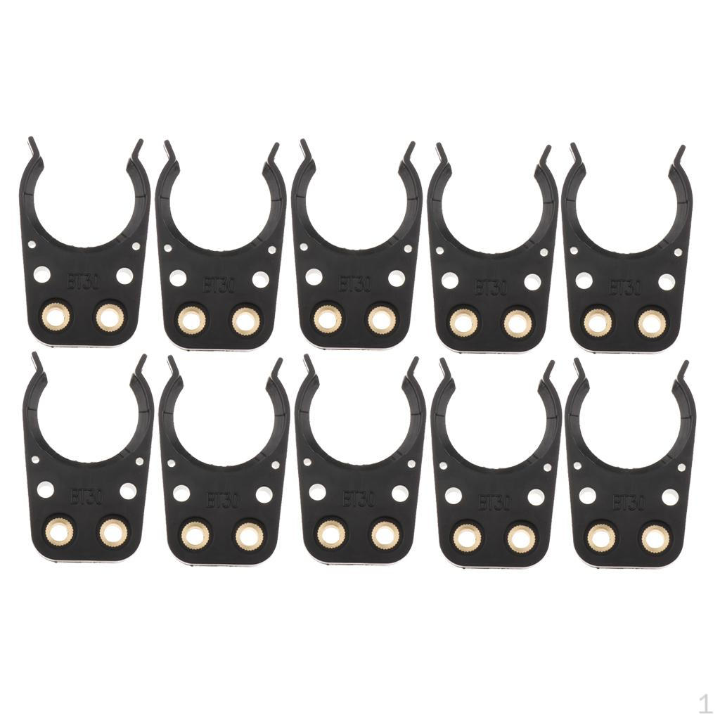 

Set Of 10 Tool Holder Clamp BT30 High Durability Changer For CNC Router