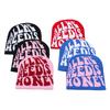 Winter new men's and women's Y2K wool pullover hat jacquard letter personalized fashion hip-hop knitted hat