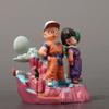 Anime Dragon Ball Goku Giving Milk Goku Klin Vegeta Frieza Pvc Model Statue Collection Decoration Playthings Present