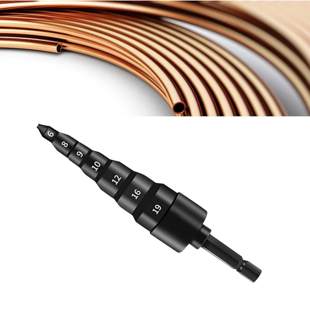 6-in-1 Copper Pipe Swage Tool, 6-19mm Copper Pipe Expander for Refrigeration Air Conditioner Tubing Repairing