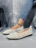 Spring and Autumn New Style Fashionable and Comfortable Women's Shoes Casual and Versatile Sequined Wear-Resistant Flats