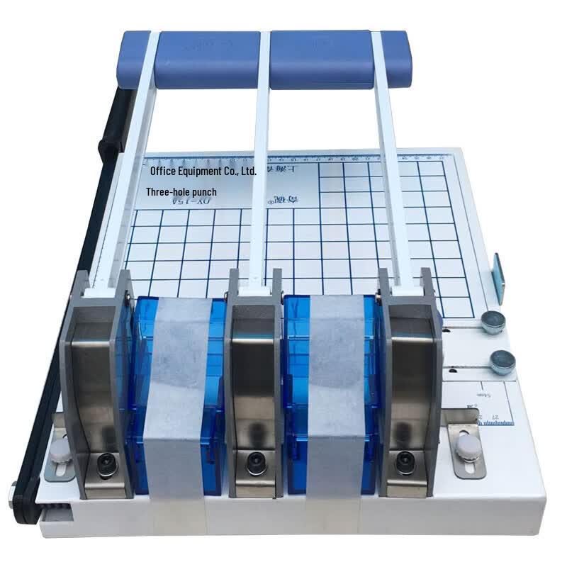 Qiyan QY-15A 3-Hole Punch Binder with Paper Cutter CN plug (adapter included)