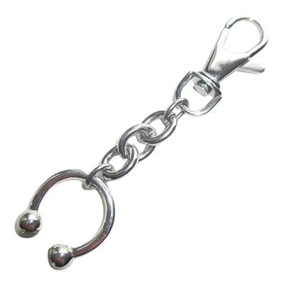 Punk Charm Hufeisen Clip Schlüsselanhänger koreanischen geometrischen Rucksack Anhänger Goth Zubehör Schlüsselanhänger Grunge Rock Schmuck
