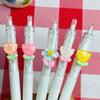 6Pcs Retractable Gel Pen 0.5mm Office Signing Pen Ergonomic Grip Gel Pen Smooth To Write for Student Writing Drawing