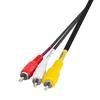 Scart To 3x RCA Cable 2m, Black - LogiLink, scart/M - 3x Cinch/M, CA1029