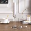 CLITON Electric Milk Frother, Coffee Foam Maker, Rechargeable, Milk Frother with Stand, Handheld Mini Mixer, USB-C