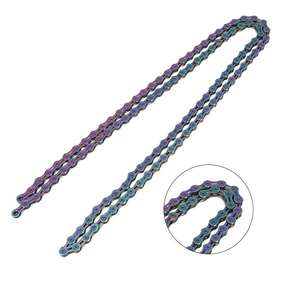Ultra Light 116 Links Bike Chain Replacement Part for Mountain Road Racing 10 Speed Bicycles