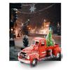 Truck Car Model Christmas Tree Ornaments Vintage Handcrafted Car Crafts With Lights For Christmas Decoration