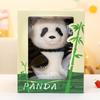 Simulated Panda Flower Plush Toy Panda Pavilion Event Ornaments Cute Panda Doll Birthday Gift