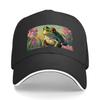 Frog Among Flowers Baseball Cap Hip Hop Uv Protection Solar Hat Snapback Cap Rave Men's Baseball Women's