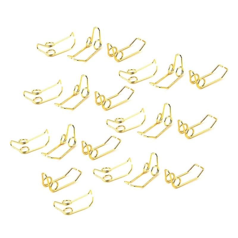 20Pcs Trumpet Water Key Spit Valve Stainless Steel Wire Springs Replacement Brass Instrument Parts Trumpet Repair Parts