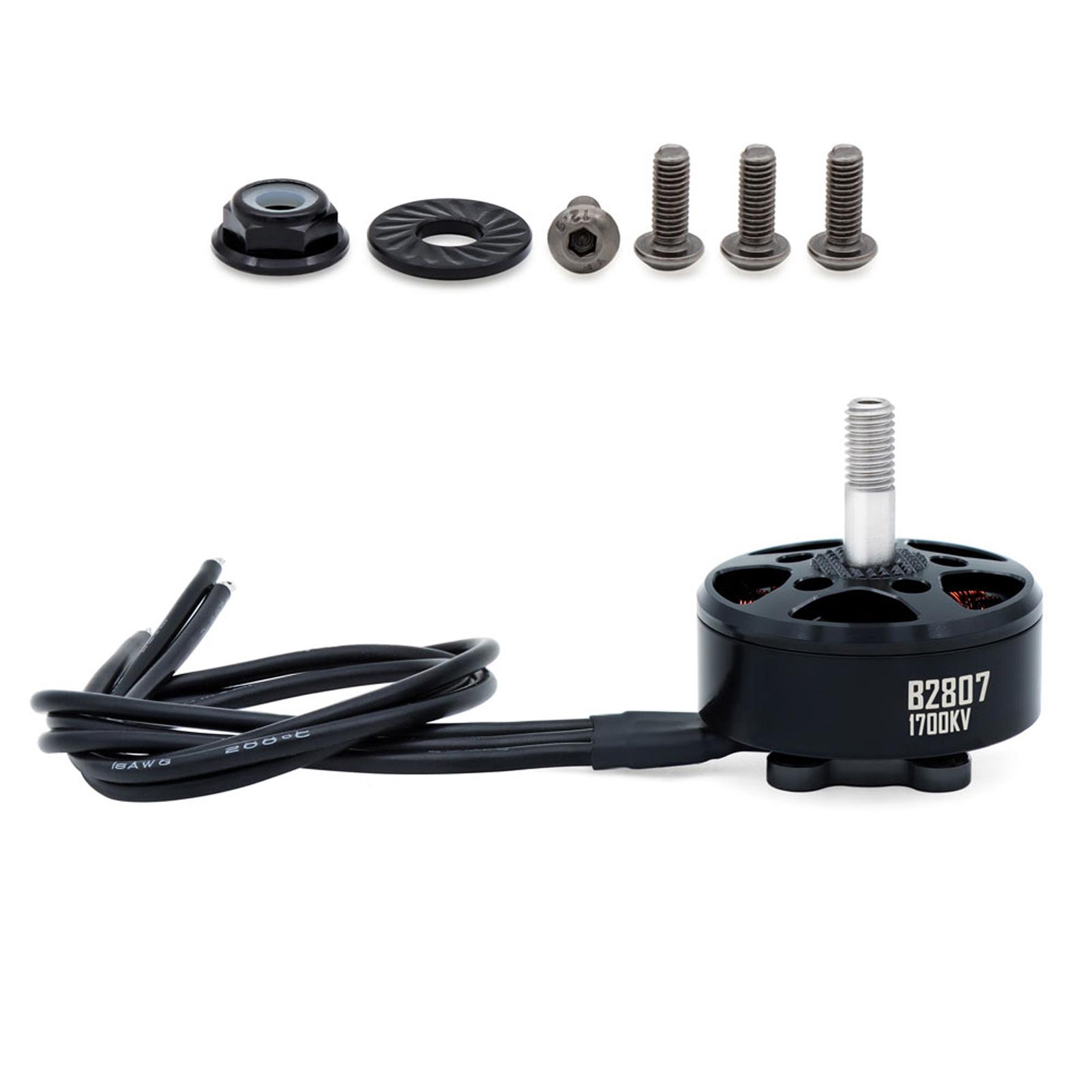 

Brushless Motor with M5 Shaft, 18AWG Silicone Wire for RC FPV DIY Projects, Replacement Part for Qua 1700KV