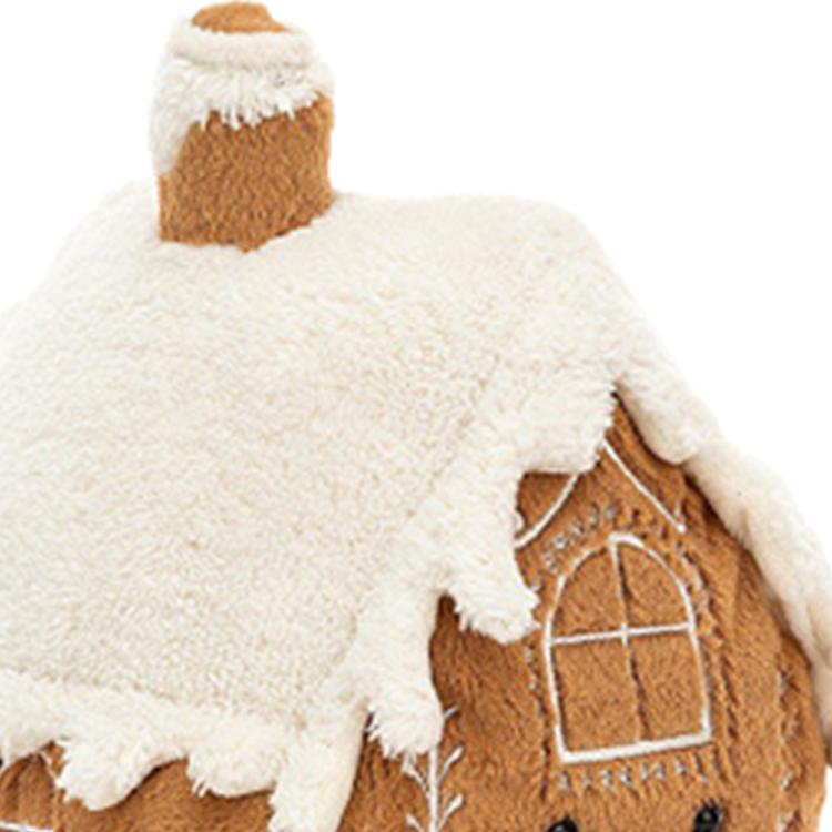 JELLYCAT Food Gingerbread House Companion Doll Plush Doll 20cm Tall