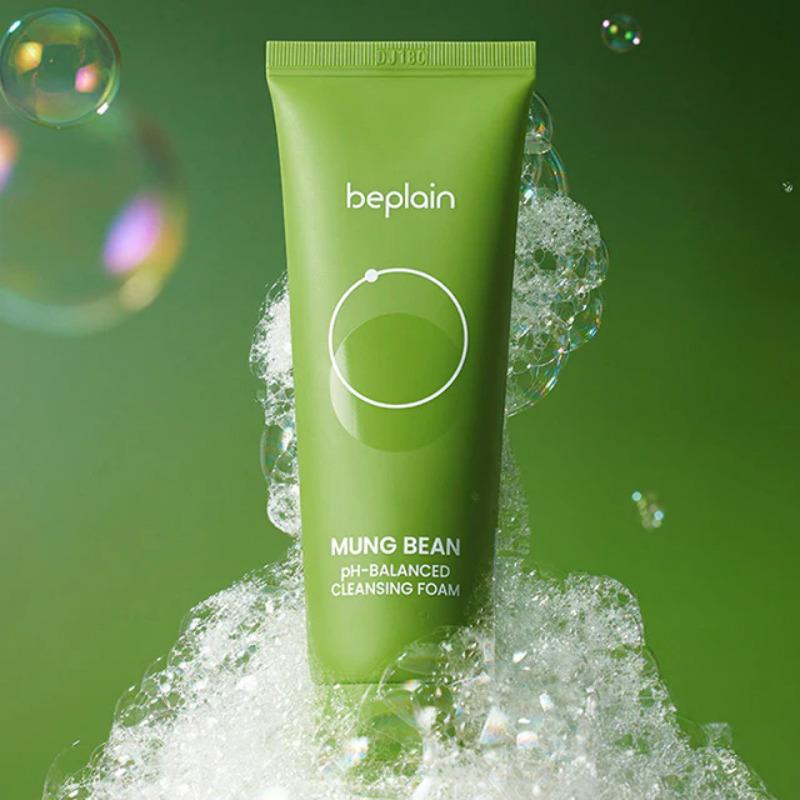 Beplain Mung Bean pH-Balancing Cleansing Foam 80ml