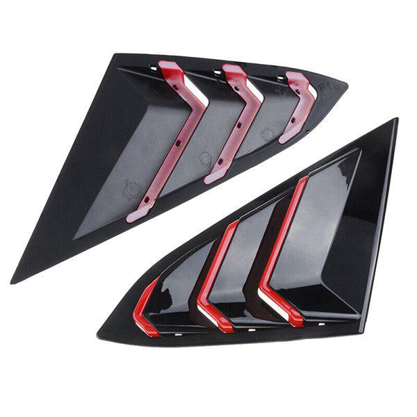 Decorative Rear Quarter Window Louver Covers for 2016-2021 Honda Civic (1 Pair)