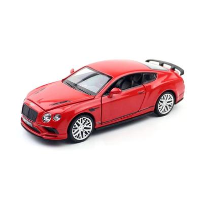 1/32 Bentley Continental Supersport Miniatur-Spielzeugauto aus Druckgusslegierung, Modell mit zurückziehbaren Türen, zum Öffnen, Sammlung, Geschenk für Jungen